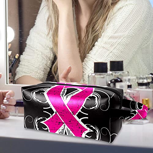 Neceser de Maquillaje Bolsa de Cosméticos Impermeable Bolsa de Almacenamiento, Bolsa Portátil de Lavado de Viaje Conciencia del cáncer de Colon para Bolso de Mujer