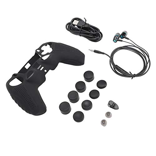 needlid Cubierta Protectora del Controlador, Kit De Accesorios De Controlador De Juego De Mano De Obra Fime para Juegos para La Mayoría De Las Personas