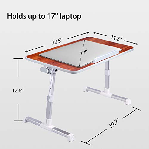 Neetto Mesa de Cama para Portátil Ajustable, Mesa Ordenador Plegable Bandeja de Sofá, Escritorio Portátil, Atril para sofá y Soporte de Suelo de Lectura para niños - Minitable