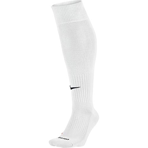 Nike Knee High Classic Football Dri Fit Calcetines, Unisex adulto, Blanco / Negro (White / Black), 42-46 EU