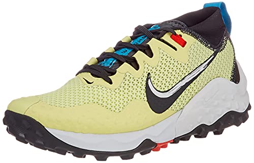 Nike Wmns Wildhorse 7, Zapatillas para Correr Mujer, Limelight Off Noir Laser Blue Chile Red, 40.5 EU