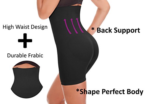 Ningmi Braga Reductora Mujer Faja Moldeadora Efecto Vientre Cintura Alta Body Reductor Shapewear