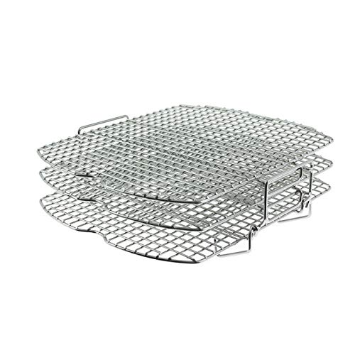 Ninja Official Dehydrate Rack, 3-Tier Wire Stand [4138J301UKE] Compatible with Ninja Foodi Air Grill, AG301UK