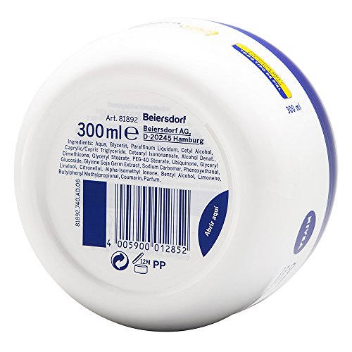 NIVEA Q10 Multi Power 4in1 Crema Reafirmante + Remodeladora (1 x 300 ml), crema corporal reafirmante con coenzima Q10, crema hidratante para piernas, glúteos y abdomen