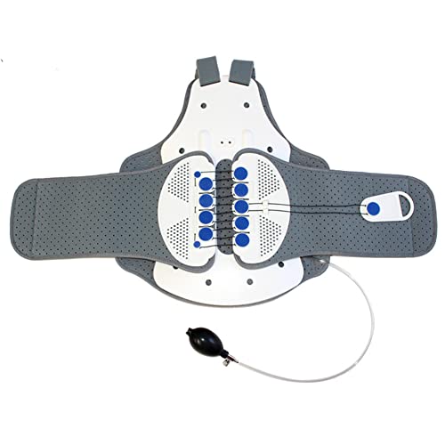 Nlight Ortesis De Espalda Torácica Ortesis Fija Toracolumbar,Postoperatoria Fija Ortesis Torácica Fijación De La Columna Soporte Lumbar Toracolumbar con Bolsa De Aire Inflable,M