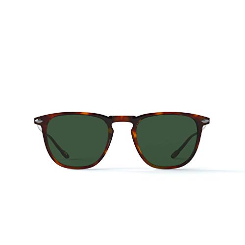 NOOZ Gafas de sol para leer para Hombre y Mujer Color Tortoise +2,00 con Funda ultraplana - Protección UV de categoría 3 - colección DINO