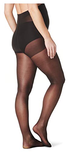 Noppies - Medias premamá transparentes para mujer, talla 36/38 (XS/S), color Negro 006