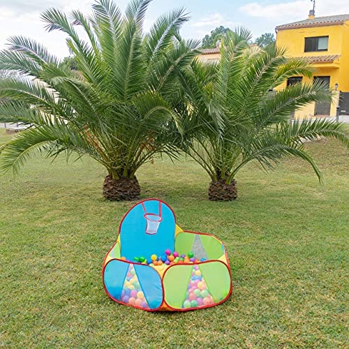 NUBUNI Piscina de Bolas : Piscina Infantil : Piscina Bolas para Parque Infantil : Piscina Bolas Bebe : Parque de Bolas : Mini Canasta Baloncesto Habitación A