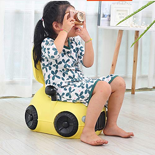 NXYJD ETZBQXLMT Aseo bebé Interior Portable del bebé cómodo Asiento de esfínteres Historieta del Coche de bebé for IR al baño WC multifunción Infantil (Color : A)