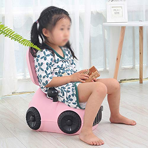 NXYJD ETZBQXLMT Aseo bebé Interior Portable del bebé cómodo Asiento de esfínteres Historieta del Coche de bebé for IR al baño WC multifunción Infantil (Color : A)