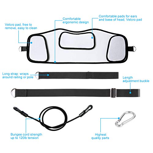 Omasi Hamaca para Cuello, Cuello Hamaca Masaje Tracción Cervical Portátil Masajeador Portátil Relajación de Cuello y Alivio del Dolor para Hombre y Mujer