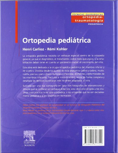 Ortopedia pediátrica. Miembro inferior y pelvis