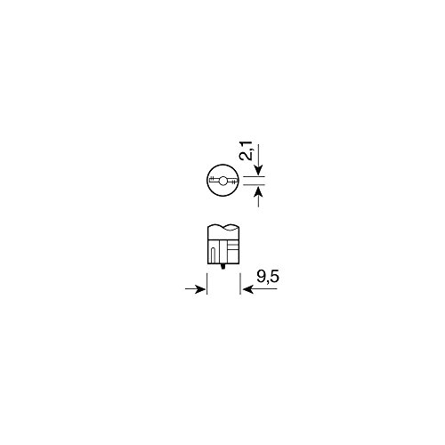 Osram 2827 Lámpara con Pinzamiento para Camiones