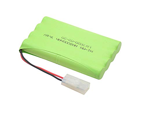 Outletdel ocio Bateria 8 Elementos AA de NI-MH 9,6v 3000Mah con Conector estandar