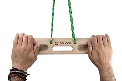 Pagoa- Hangboard portatil Tabla Madera Entrenamiento Fuerza Dedos y supensiones