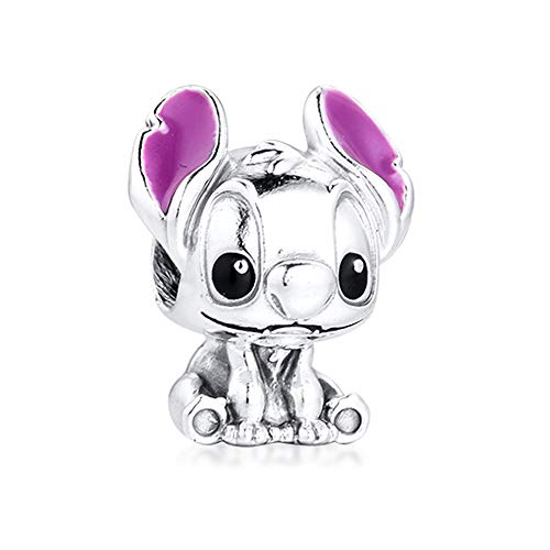 PANDOCCI 2020 regalo del día de la madre Lilo y Stitch Bead 925 plata DIY se adapta a pulseras originales Pandora encanto joyería de moda