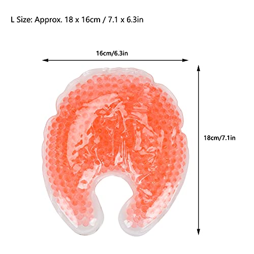 Paquete de gel para el pecho de las mujeres maternas, compresa fría caliente para el pecho o la espalda, almohadilla de gel refrescante para el alivio del dolor de la lactancia materna posparto