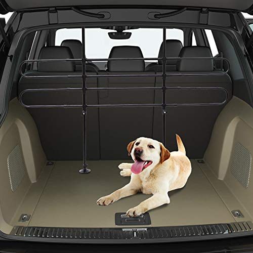 Pawhut Barrera Proteccion Perro Reja Seguridad Acero Medida Universal Maletero Coche Perros