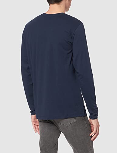 Pepe Jeans Eggo Long PM501321 Top de Manga Larga, Azul (Navy 595), Medium para Hombre