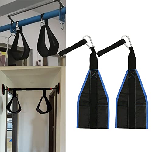 perfeclan Fitness AB Straps Chinning Bar Correas de Levantamiento de Pesas Abdominales para Hombres Ejercitador casero - Azul Negro