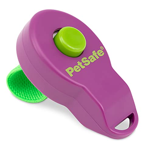 PetSafe Click-R - Herramienta Adiestramiento Perros, Incluye Cómoda Cinta para El Dedo, Adiestramiento con Recompensa, Entrenamiento Perros Refuerzo Positivo, para Perros a Partir de 8 Semanas