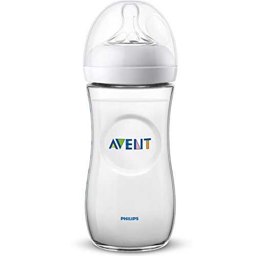 Philips Avent SCF036/27 - Biberón natural de 330 ml, Pack de 2 biberones, transparente