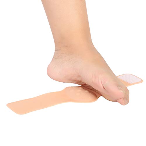 Pie Plano Venda con Almohadilla de Silicona Elástica Soporte Arco Corrector de Fascitis Plantar para Aliviar Dolor de pie Cuidado (Desnuda)