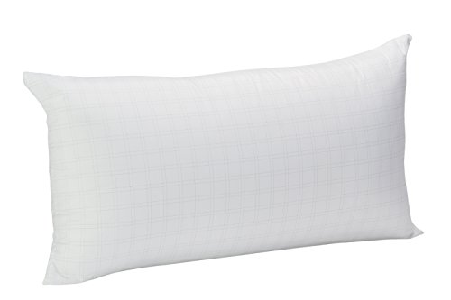 Pikolin Home - Almohada de fibra antiestrés con hilo de carbono ideal para dormir boca arriba y de lado de firmeza baja