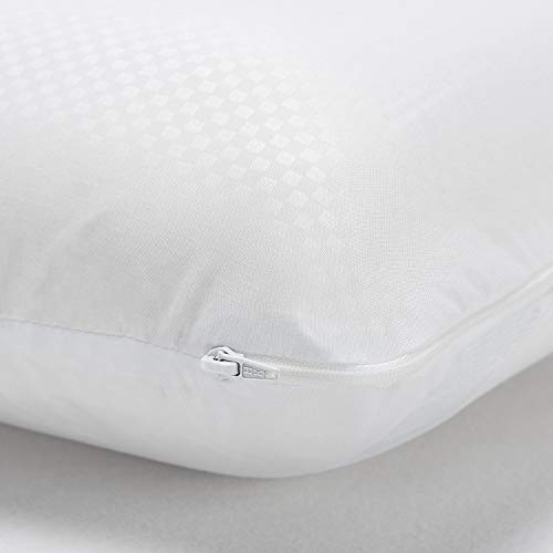 Pikolin Home - Almohada viscoelástica ergonómica con doble funda adaptable con núcleo de Memory Foam para dormir de lado o boca arriba