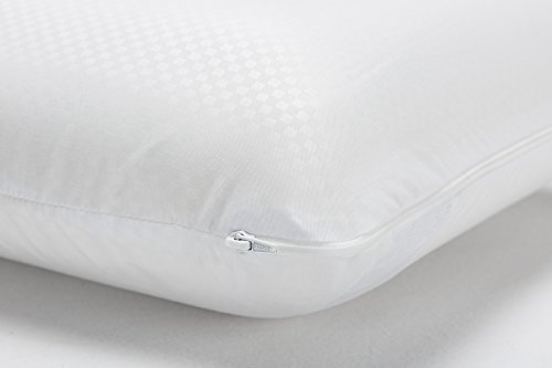 Pikolin Home - Pack 2 almohadas visco ergonómicas de doble funda adaptable con núcleo Memory Foam para dormir de lado o boca arriba