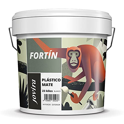 PINTURA MATE EXTERIOR/INTERIOR LAVABLE, Super cubriente,blanco lustroso (23 KG)