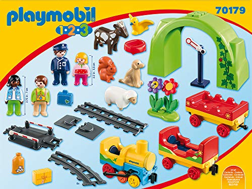 PLAYMOBIL 1.2.3 Mi Primer Tren, A partir de 18 meses (70179)