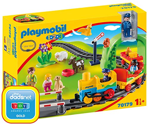 PLAYMOBIL 1.2.3 Mi Primer Tren, A partir de 18 meses (70179)