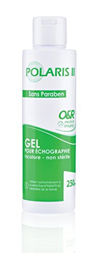 POLARIS II - Gel Conductor para Electroestimulación y Electrodos - 250ml - Sin Parabenos