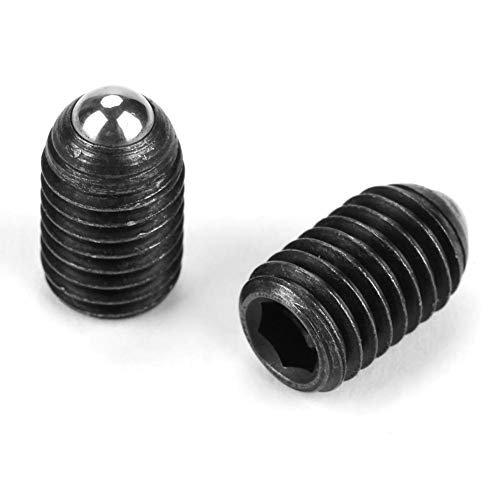 Posicionadores de bola M10 10 Uds Rosca de tornillo Hexagonal Resorte Tornillos de cabeza de bola aptos para abrazaderas(M10*20)