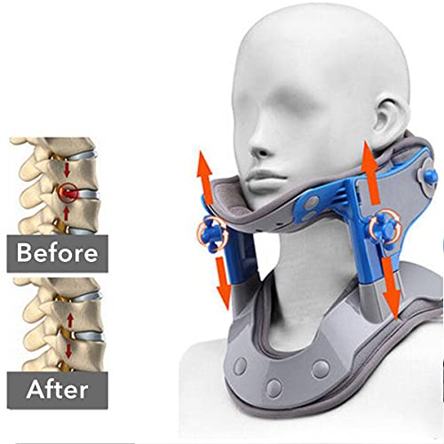 QNMM Cervical Tracción del Cuello del Dispositivo - Calefacción Cuello Camilla Corrección de Reparación Fisioterapia Spine Masajeador de Tracción Caseros Spine Alivio del Dolor de Alineación