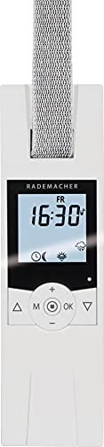 Rademacher 16234511 RolloTron Comfort DuoFern - Interruptor de persianas y puertas automáticas, Color blanco