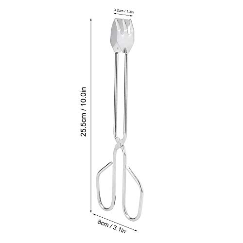 Redxiao Pinza de Tijera portátil Accesorio para Barbacoa Pinza para Asar con Mango Largo, Pinza para Comida para Barbacoa Pinza de Tijera Larga, Pinza para Comida para Parrilla,(9 Inch)