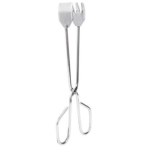 Redxiao Pinza de Tijera portátil Accesorio para Barbacoa Pinza para Asar con Mango Largo, Pinza para Comida para Barbacoa Pinza de Tijera Larga, Pinza para Comida para Parrilla,(9 Inch)