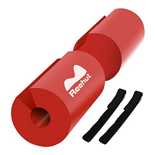 REEHUT Almohadilla Barra Gimnasio Protector Barbell Squat Pad - Almohadilla de protección ergonómica Avanzada para Cuello y Hombros para Sentadillas, Sentadillas y Empuje de Cadera