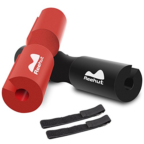 REEHUT Almohadilla Barra Gimnasio Protector Barbell Squat Pad - Almohadilla de protección ergonómica Avanzada para Cuello y Hombros para Sentadillas, Sentadillas y Empuje de Cadera