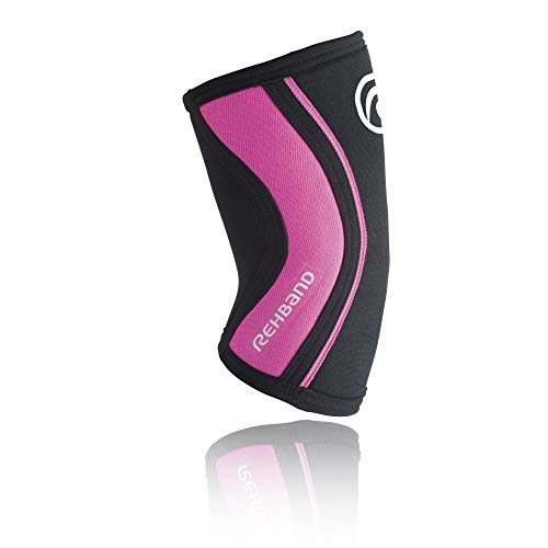 Rehband Codos Vendaje RX 5 mm Negro/Rosa Talla:Small