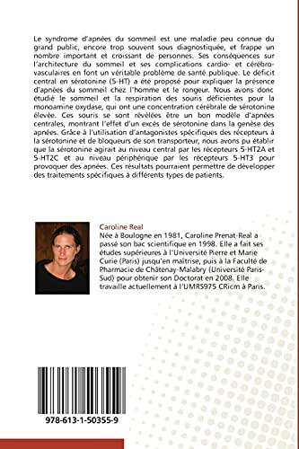 Role de La Serotonine Dans La Respiration Au Cours Du Sommeil: Étude des apnées du sommeil chez un modèle d'apnées centrales, la souris mutante pour la monoamine oxydase de type A