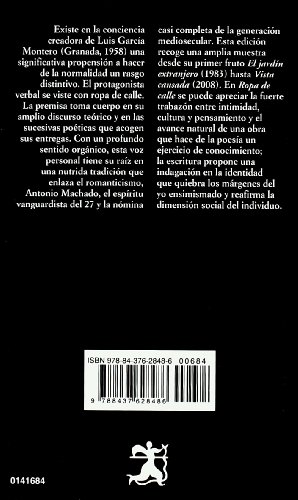 Ropa de calle: Antología poética (1980-2017) (Letras Hispánicas)