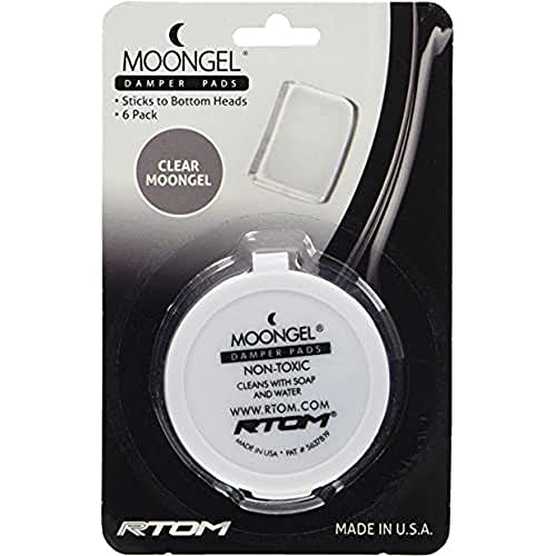 Rtom AMGC - Parche para amortiguar el sonido (con gel auto-adhesivo, non-toxico, lavable y reutilizable), transparente