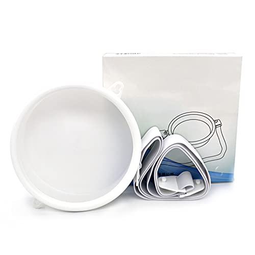 RTYG Ostomy cinturón Transpirable ostomía elástica Hernia cinturón ostomía Impermeable Cubierta estoma Asistencia de baño Ajustable Blanco Cinturón 6.24 (Color : White)