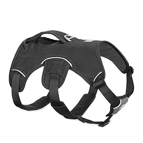 RUFFWEAR Web Master Arnés para Perros Multiusos, entornos difíciles, Perros de Trabajo, Razas pequeñas, Ajuste Ajustable, tamaño: pequeño (56-69 cm / 22-27 Pulgadas), Gris crepúsculo