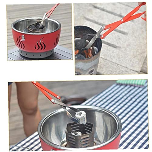 Ruluti Acampar Tijeras Pinzas Accesorios De Aluminio Pintado Aire Libre Grill Barbacoa Clip De Cocina Cooking Alargar Colgante Portable