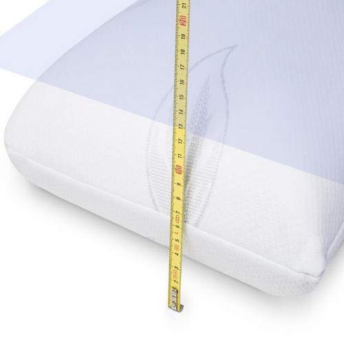 SABANALIA AV3C135 - Almohada Viscoelástica Aloe Vera (Disponible en Varios tamaños), 135x36x13