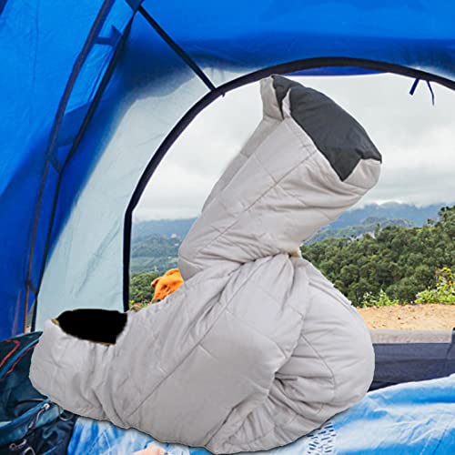 Saco de dormir con forma humana, Saco de dormir de camping con forma de humanoide para caminar, Saco de dormir de acompañamiento, Saco de dormir para vestirse, Saco de dormir de viaje Conveniente Dura